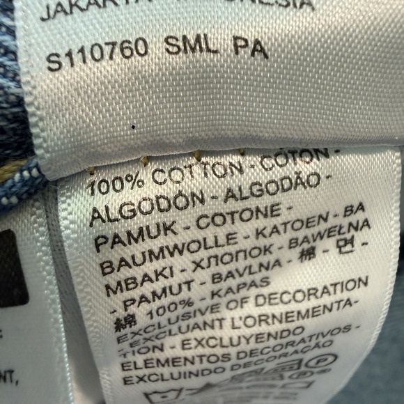 Levi's 94 Baggy Jeans Dark Wash Denim Women's Size 31 Grunge Skater Boho Cotton - Picture 3 of 10